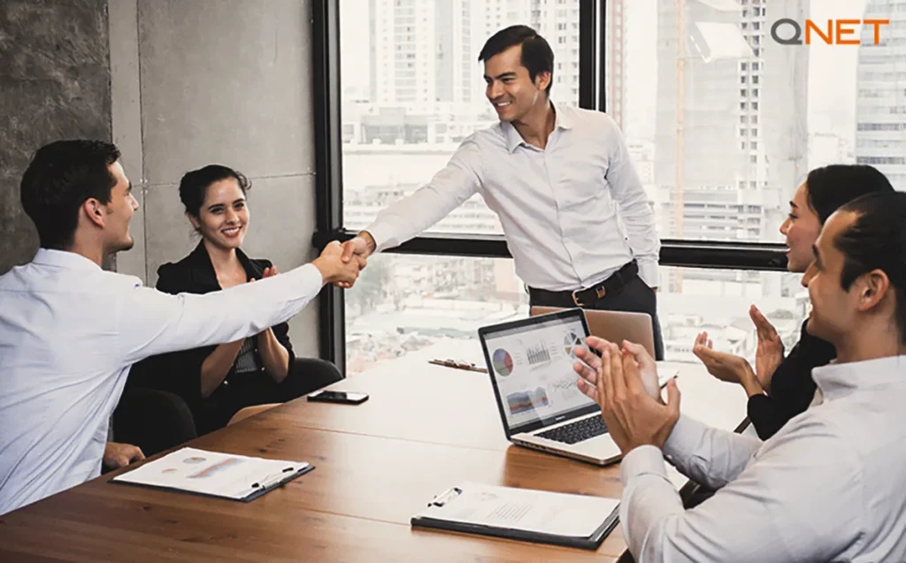 A QNET training program being conducted while discussing the legality of QNET business