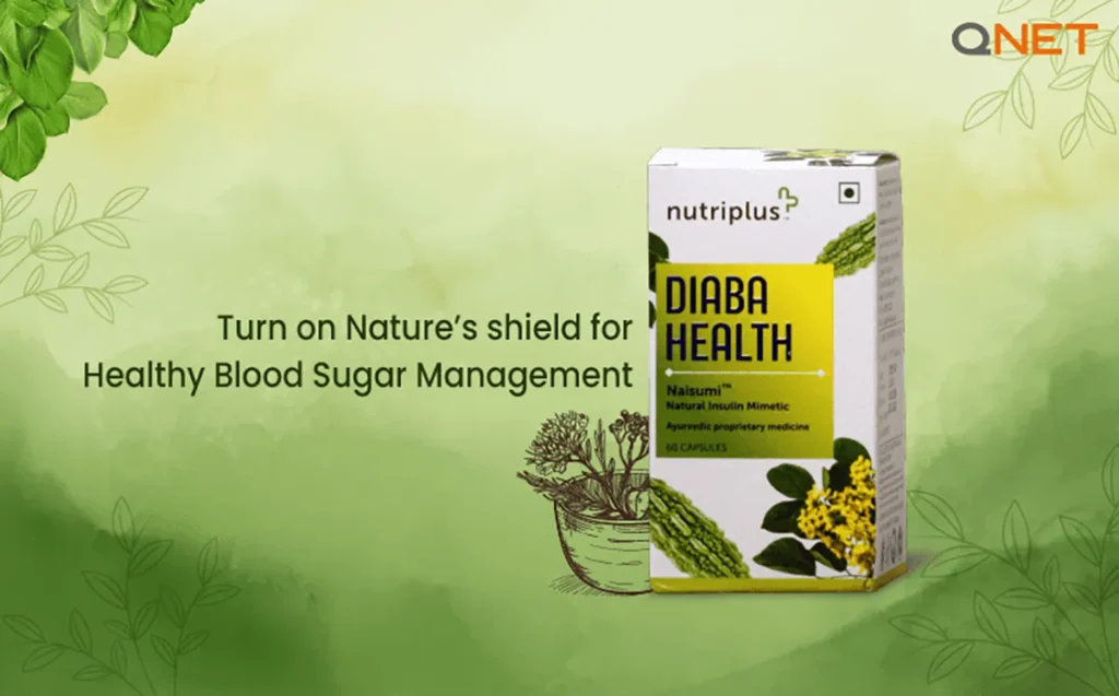 QNET’s Nutriplus DiabaHealth pack in the frame