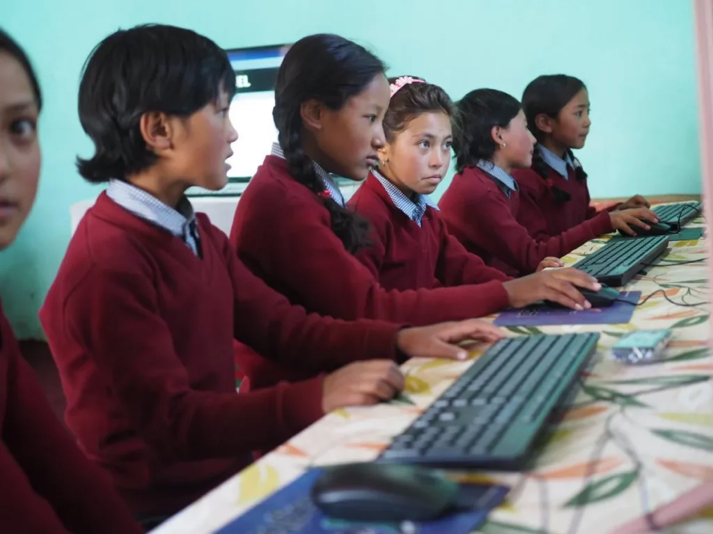 RYTHM Foundation: School students in Ladakh benefitting from internet access