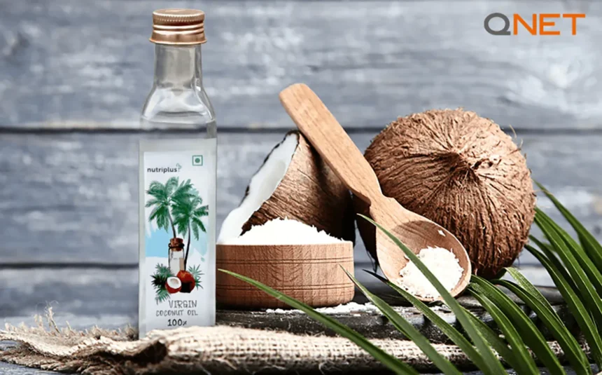 cold-pressed Nutriplus Virgin coconut oil